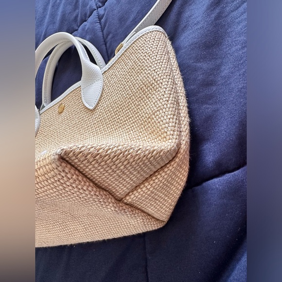 Longchamp Le Panier Pliage Top Handle Raffia Tote bag canvas - Picture 7 of 11